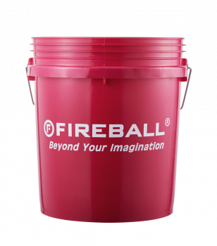 Fireball Wascheimer (Rubinrot) mit Grit Trap