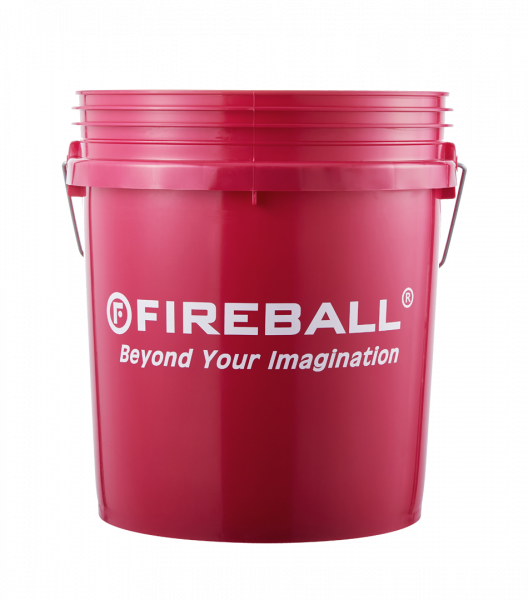 Fireball Wascheimer (Rubinrot) mit Grit Trap