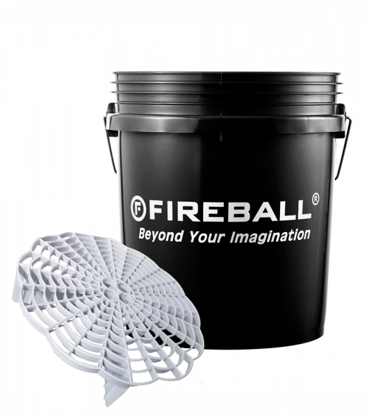 Fireball Wascheimer (Schwarz) mit Grit Trap