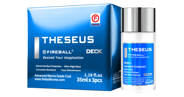 FIREBALL THESEUS – Marine Keramikversiegelung für Bootsdecks