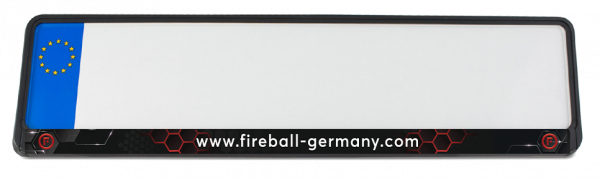Fireball Kfz-Kennzeichenhalterung