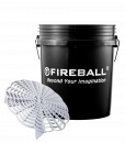 Fireball Wascheimer (Schwarz) mit Grit Trap